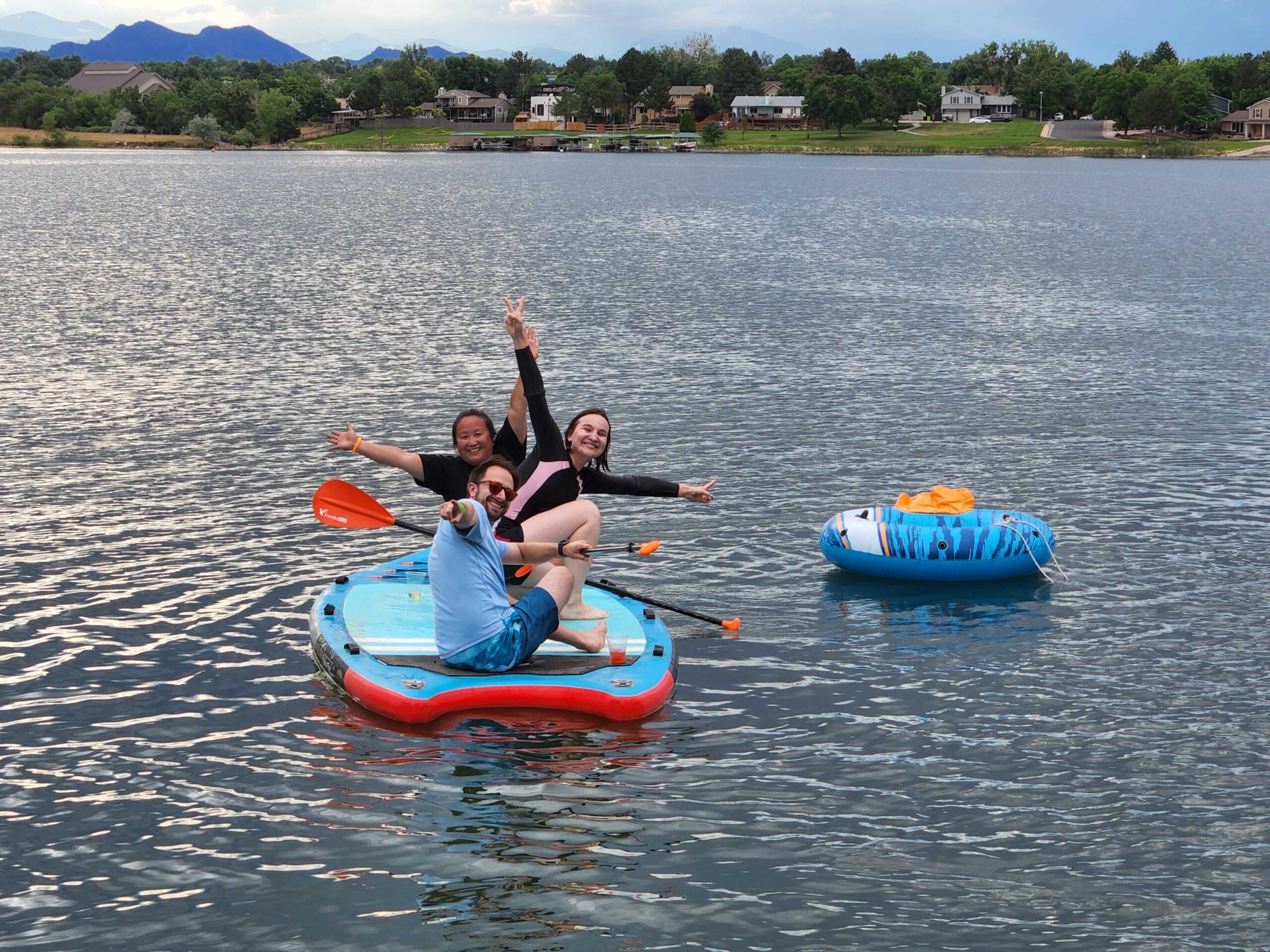 Photo of Orbit Fab'ers on a lake