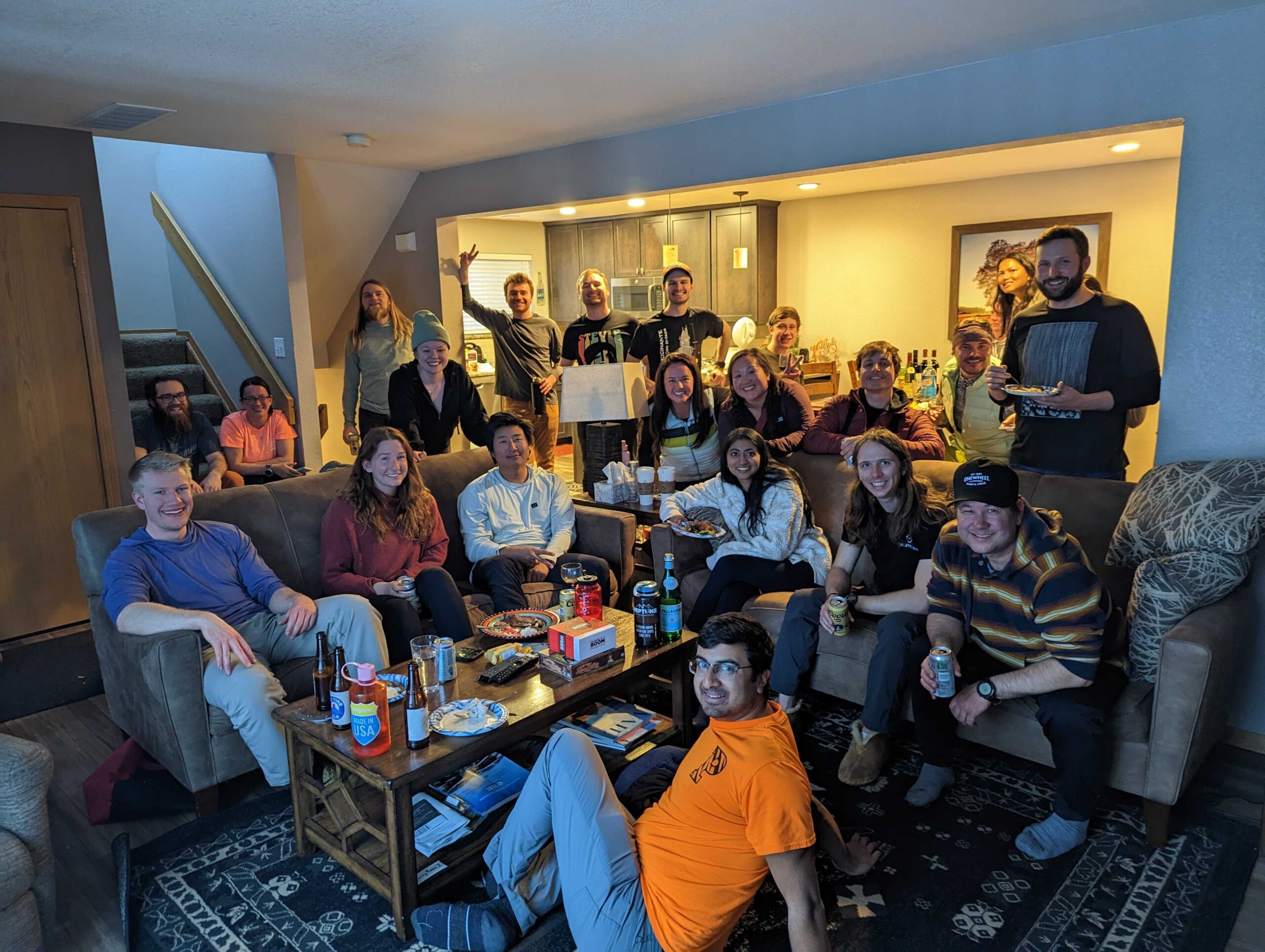 Group of people at a party